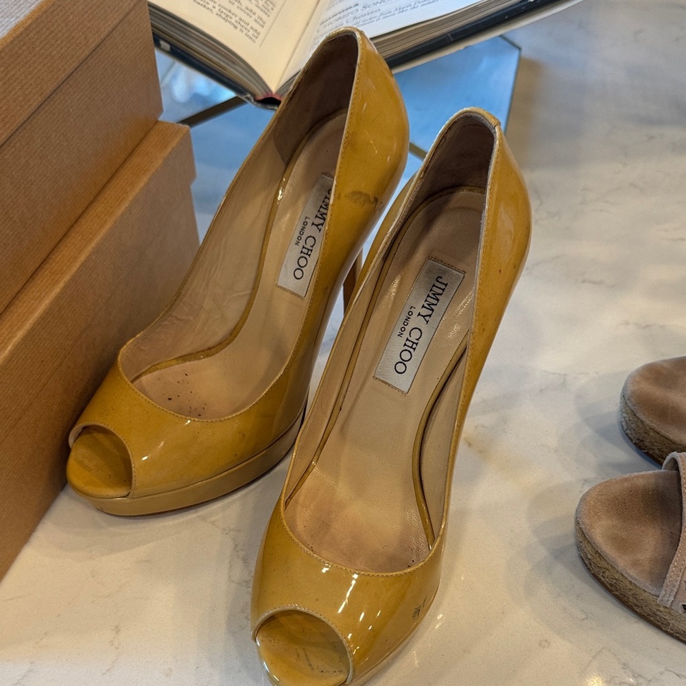 Jimmy Choo Peep Toe Heels
